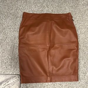 Trina Turk faux leather skirt. size 4